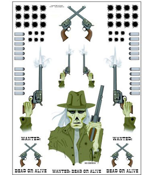 Sic Designs Gun Man Sticker Sheet SIC017