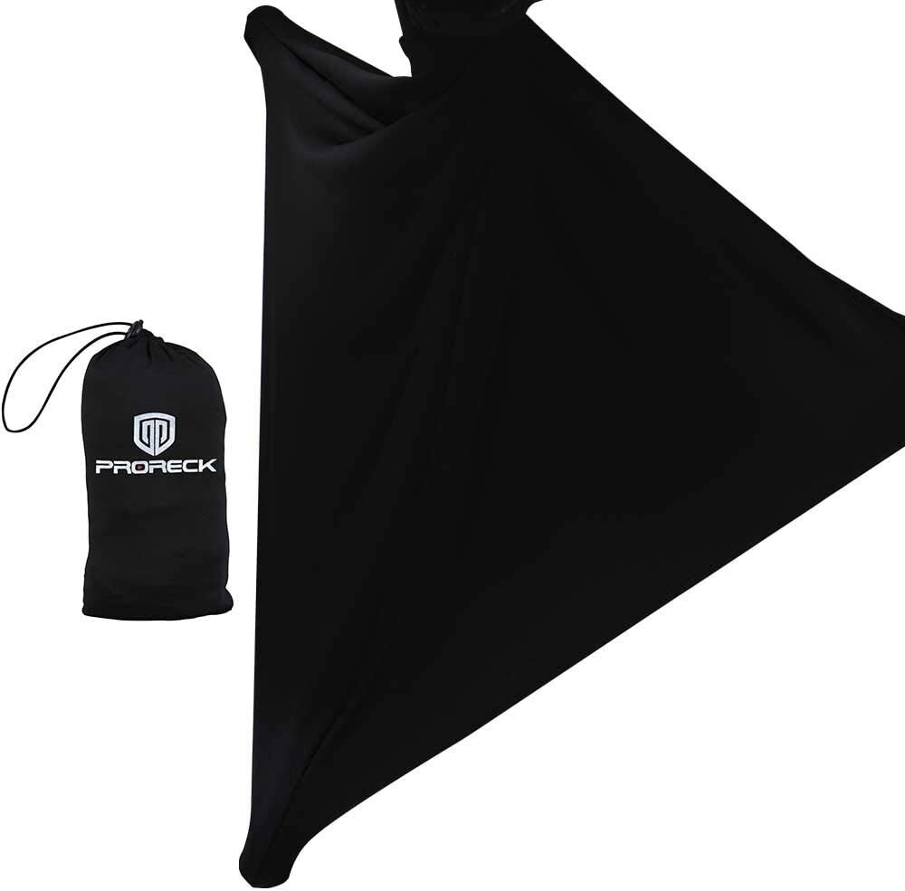 PRORECK Speaker Stand Cover Tripod Stand Skirt Skrim 360 Degree Cover Black x 2