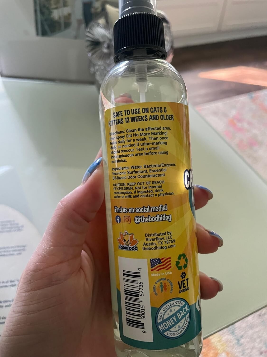 Cat No More Marking Spray: Pet-Safe Urination Deterrent for Indoor & Outdoor Use