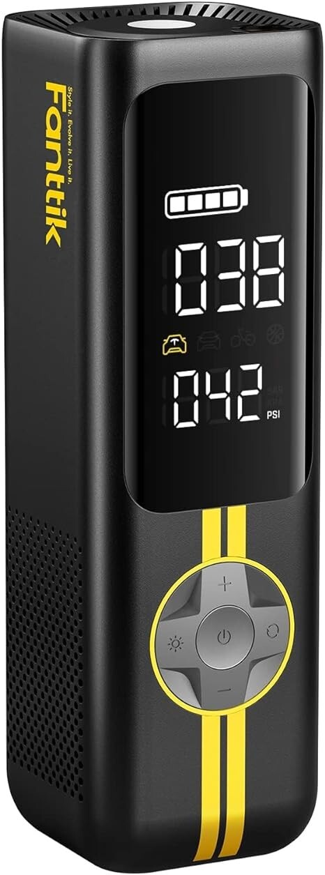 Fanttik X8 APEX EV Tire Inflator Portable Air Pump, 2X Faster Inflation, 150PSI
