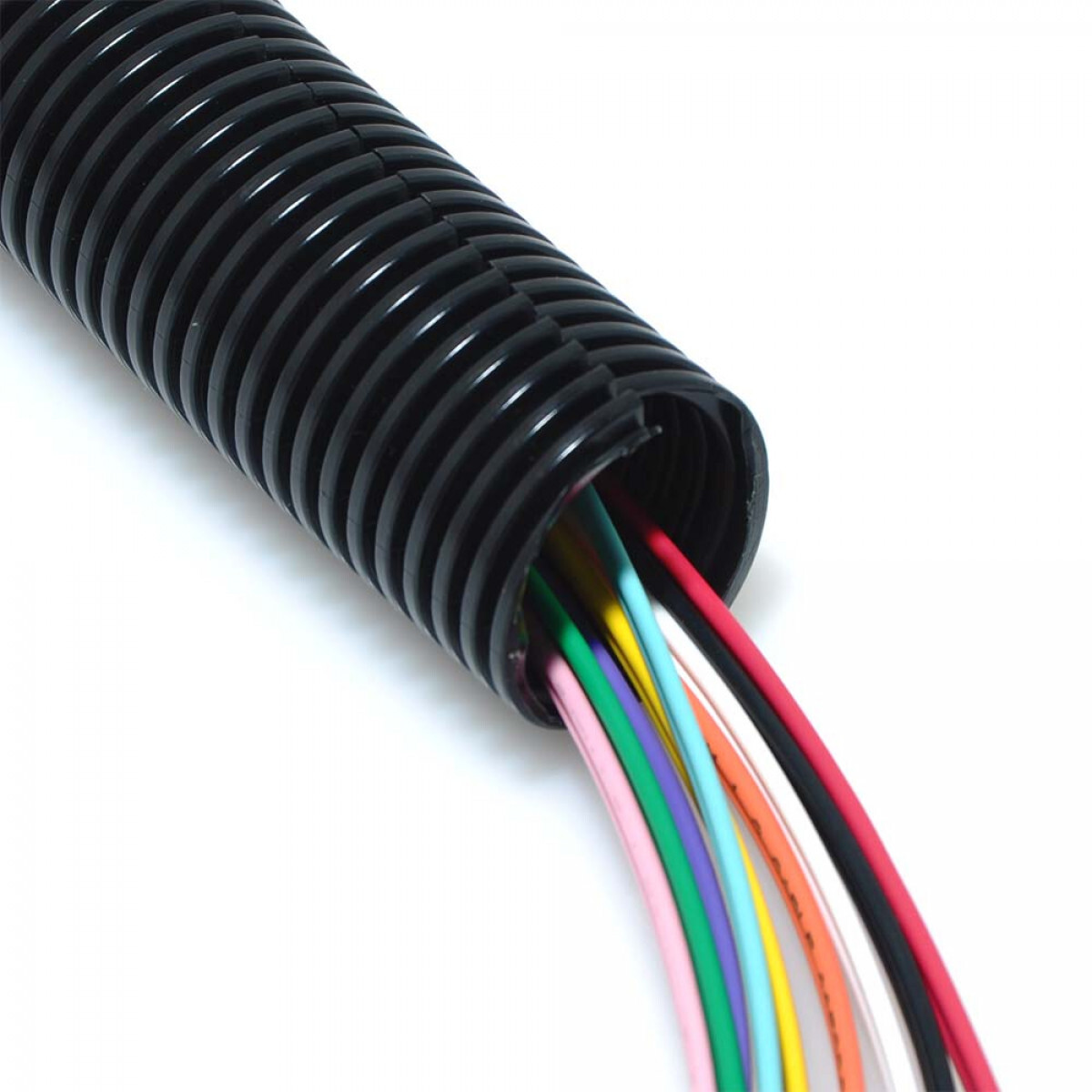 1/8" 1/4" 3/8" 1/2" 5/8" 3/4" 1") 1 - 100 FT Split Wire Loom Conduit Tubing LOT