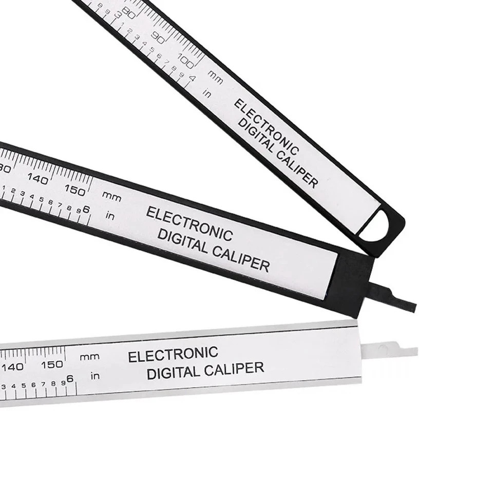 Digital Caliper 6 inch 150mm Carbon Fiber Vernier Micrometer Precision GaugeTool