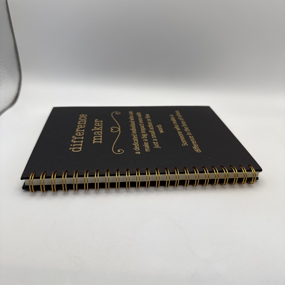 Difference Maker Spiral Bound Notebook/Journal/Drawing