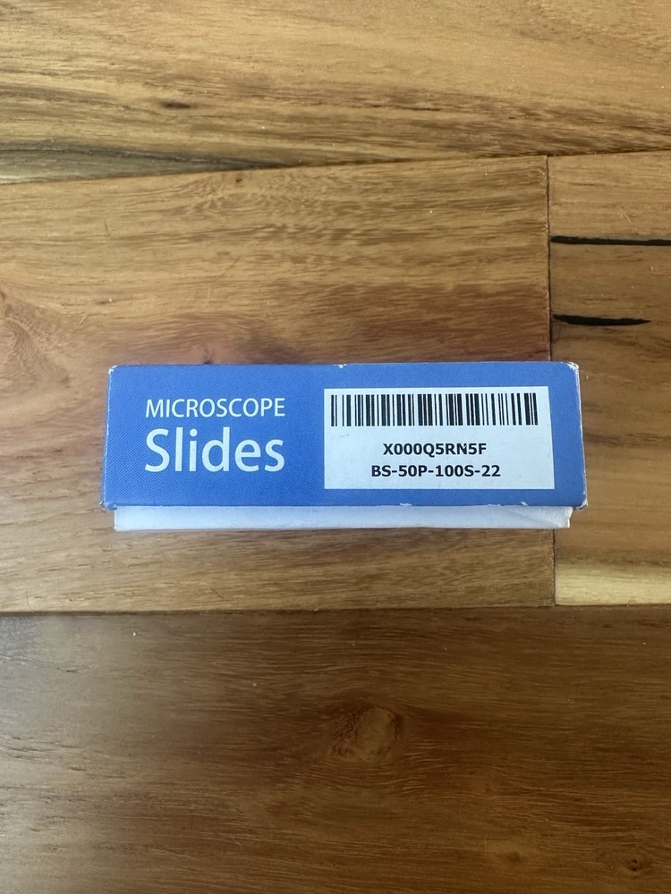 AmScope 50 Piece Microscope Slides BS-50P - 49 Count