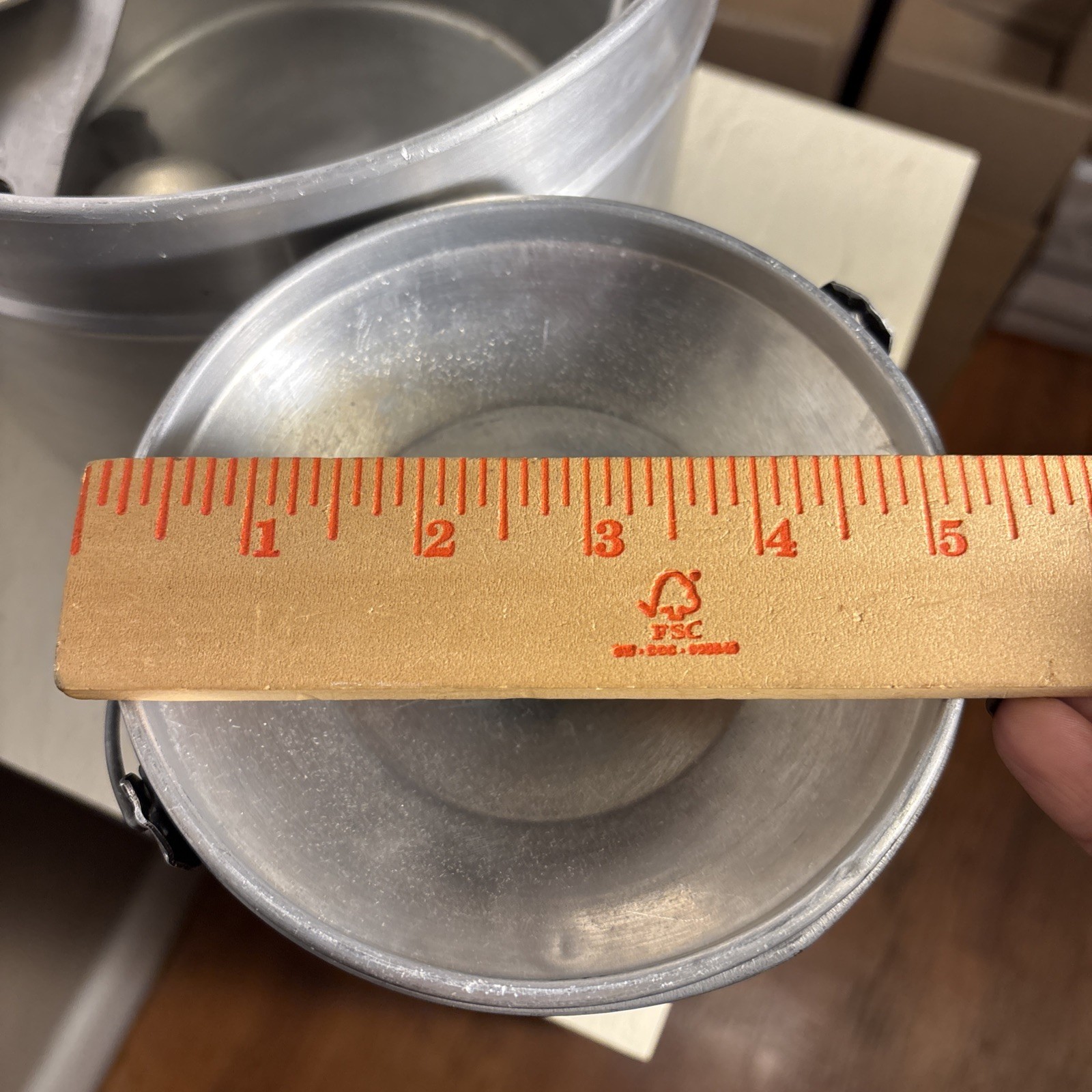 Vintage Aluminum Nesting Camping Mess Set Cooking Pots Plates Cups Set 4 Japan