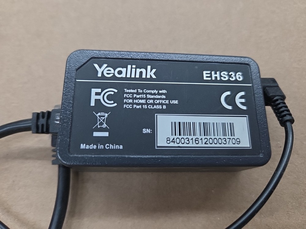 Yealink EHS36 Wireless Headset Adapter