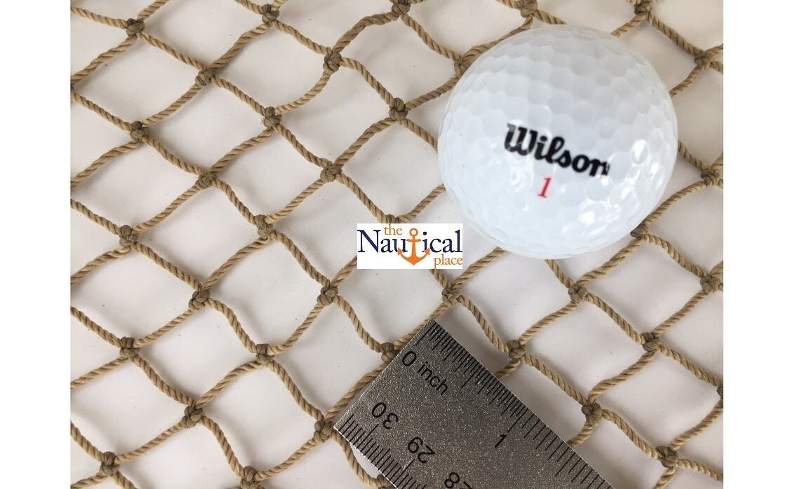 Authentic Fish Netting, 15 ft x 15 ft HEAVY Knotted, Vintage Used Fishing Net