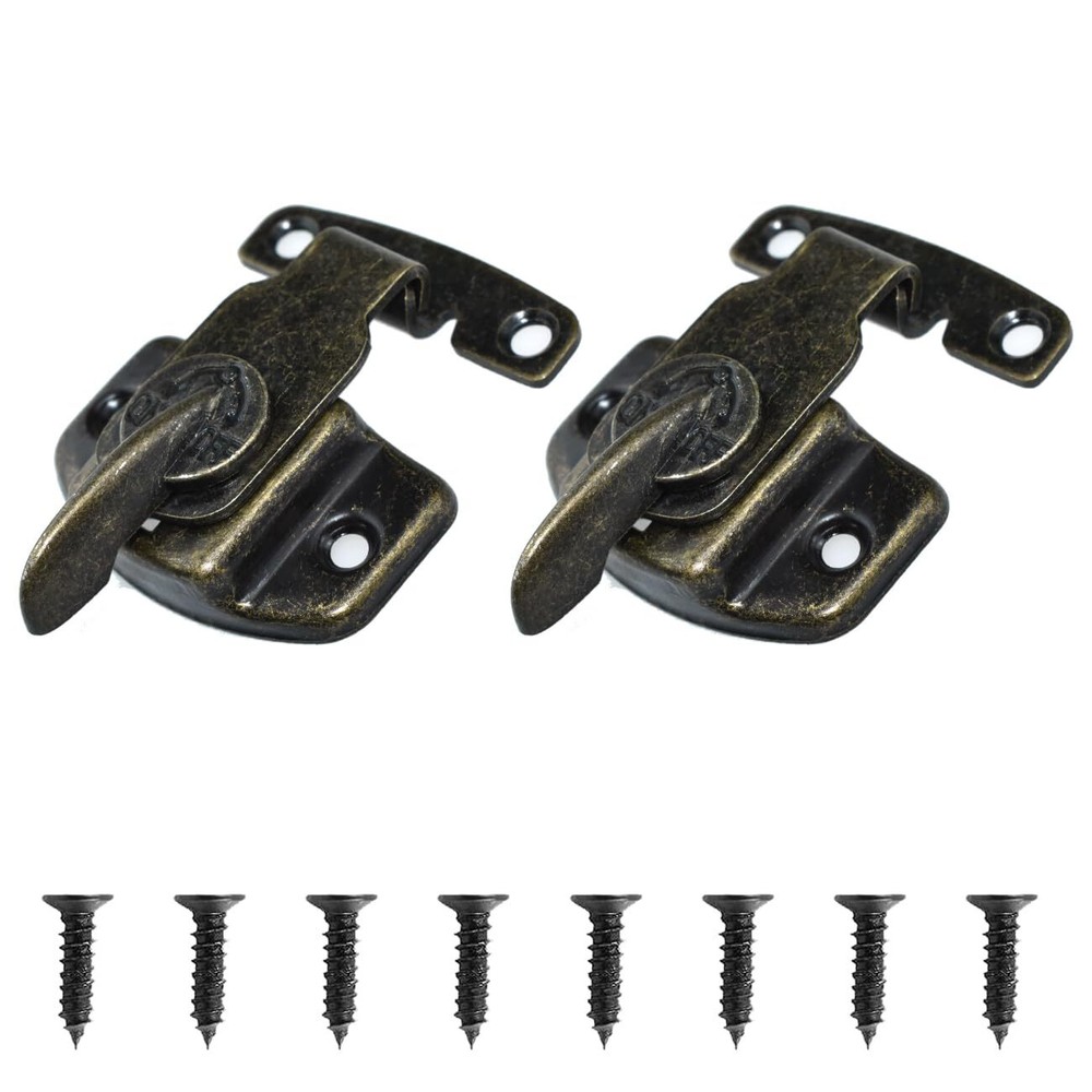 2 Pack Dining Table Locks Metal Spring Table Leaf Buckle Latches