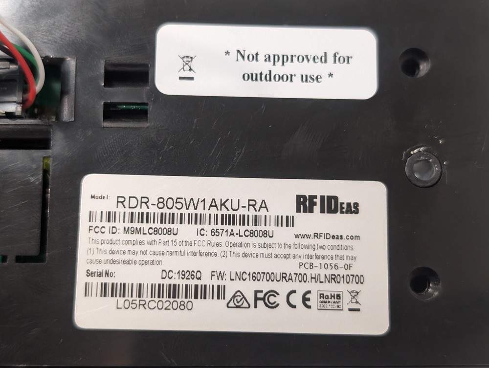 RF IDeas RDR-805W1AKU-RA pcProx Plus RFID Card Reader USB Panel Mount