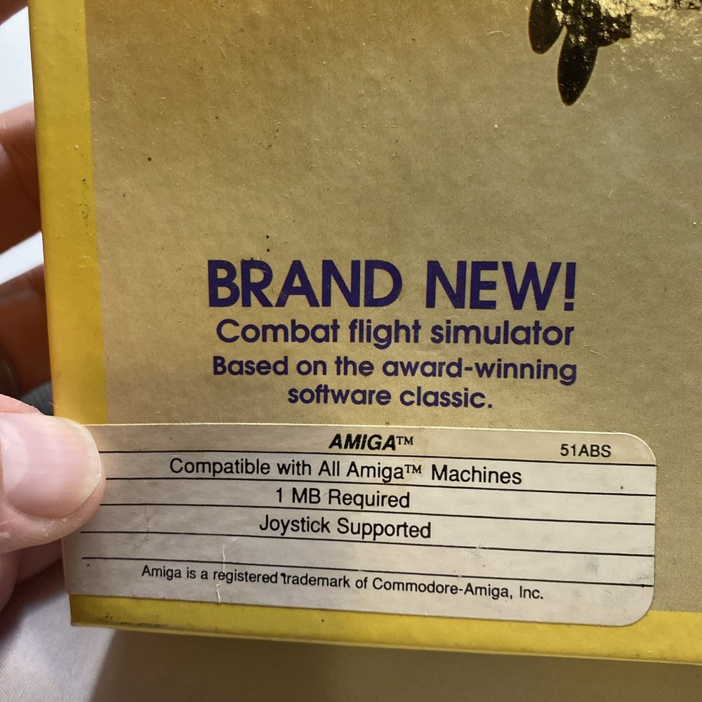 Microprose Classics F15 Strike Eagle II Vintage Software 3 1/2" Disk EUC