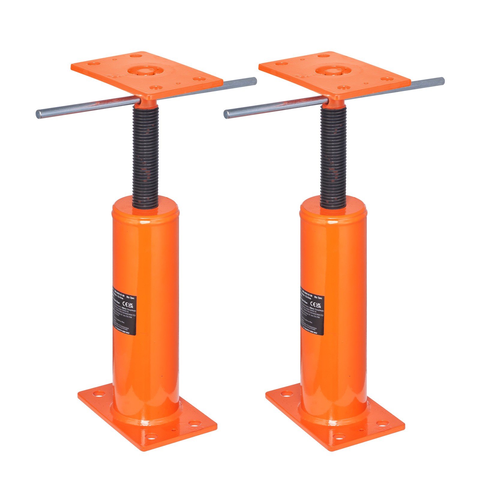 Uimoso 2PCS Adjustable Floor Jack Post House Floor Leveling Lift 12"-16" Height