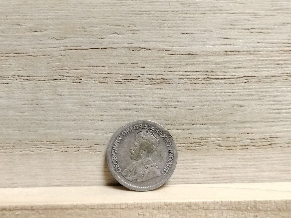 1920 5 Cents Canada Silver Coin