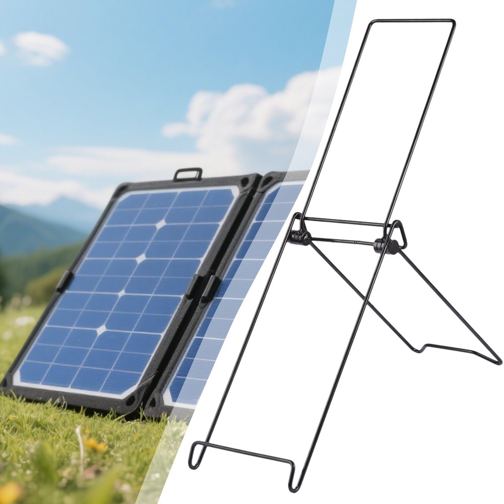 Solar Mount 2 Pieces Portable Folding Solar Panel Rack Foldable Rack