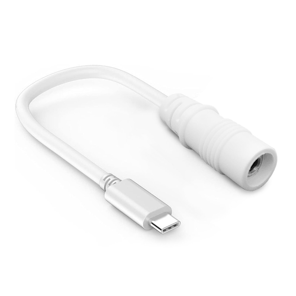 Replacement for Ring Barrel Plug to USB-C Adapter 1-Pack, White