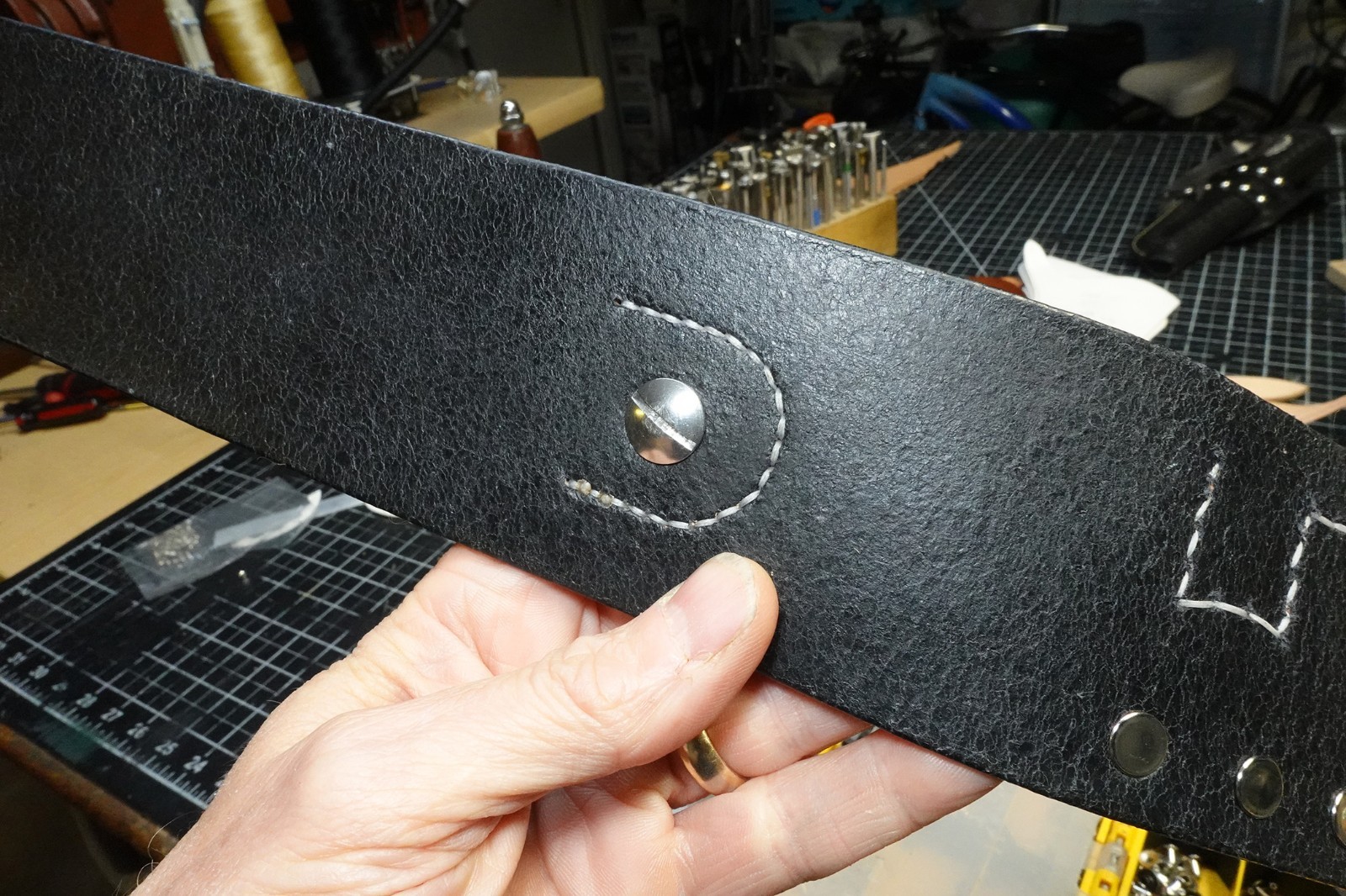 Tombstone "Johnny Ringo" western concho set for leatherwork