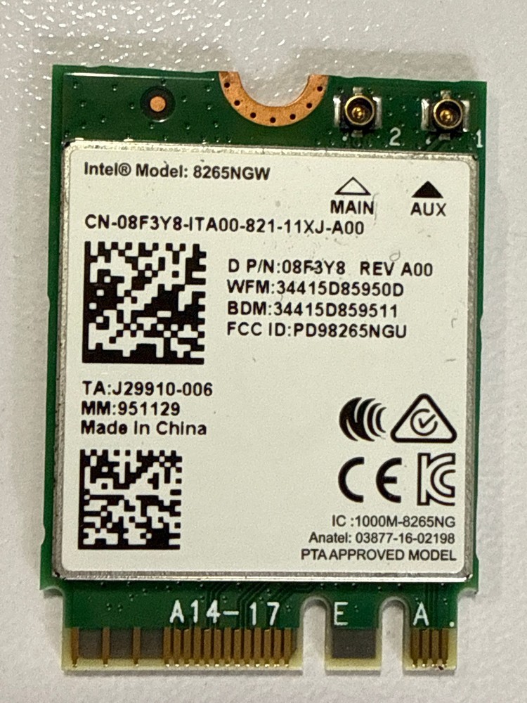 Intel 8265NGW