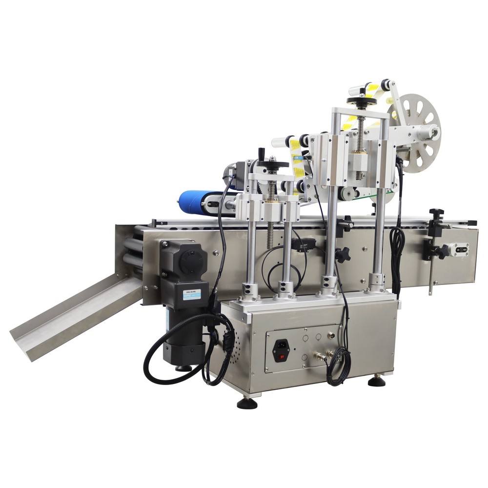 Automatic Desktop Roller Conveyor Horizontal Labeling Machine Touchscreen 110V
