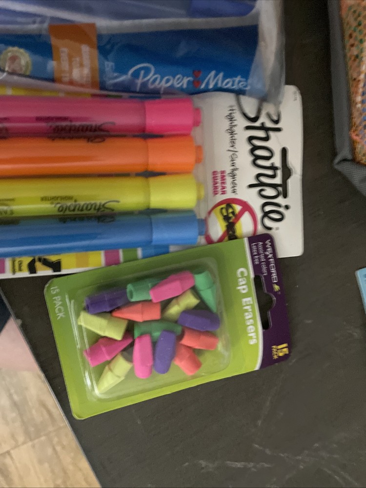 Papermate Mechanical Pencils, Pens, Sharpie Eraser