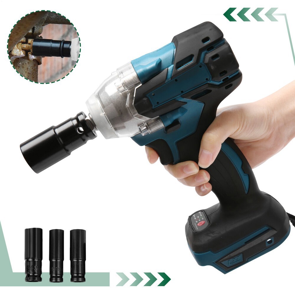 20PCS 1/2''Deep Impact Sockets Set Drive Metric 8mm-32mm Deep 6-Point Set w/case