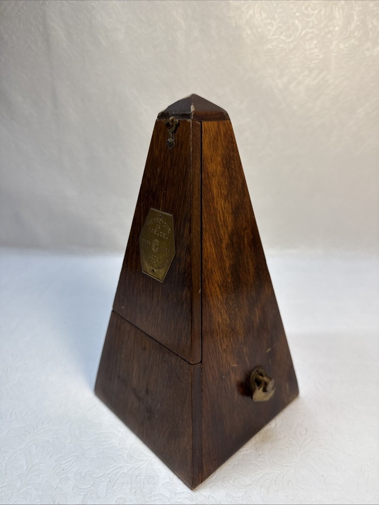 Seth Thomas Metronome De Maelzel Missing Bottom Works as Intended