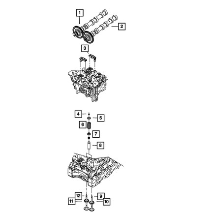 Mopar 68093304AA Engine Valve Spring Retainer