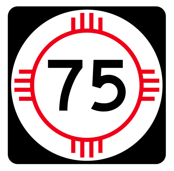 New Mexico State Road 75 Sticker Decal