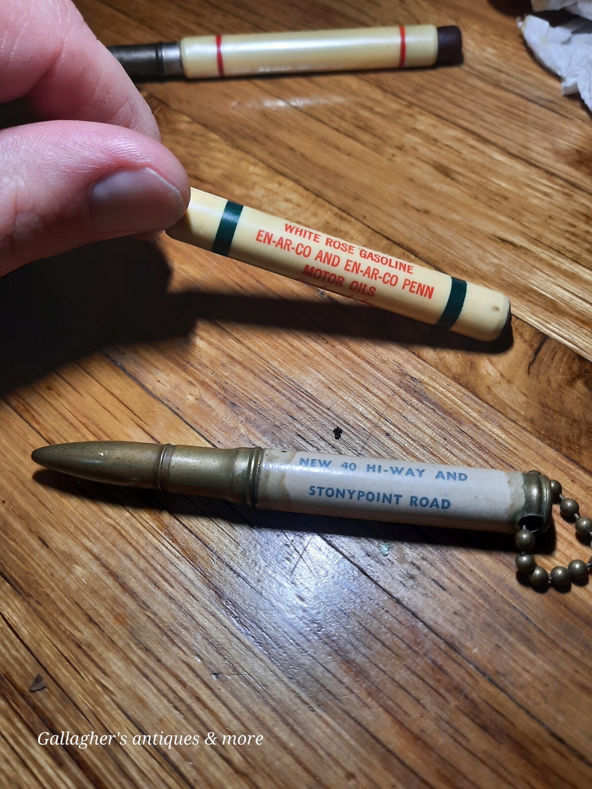 Vintage Oil Advertising Pencil Lot Sinclair Pan-am Skelly White Rose Texaco