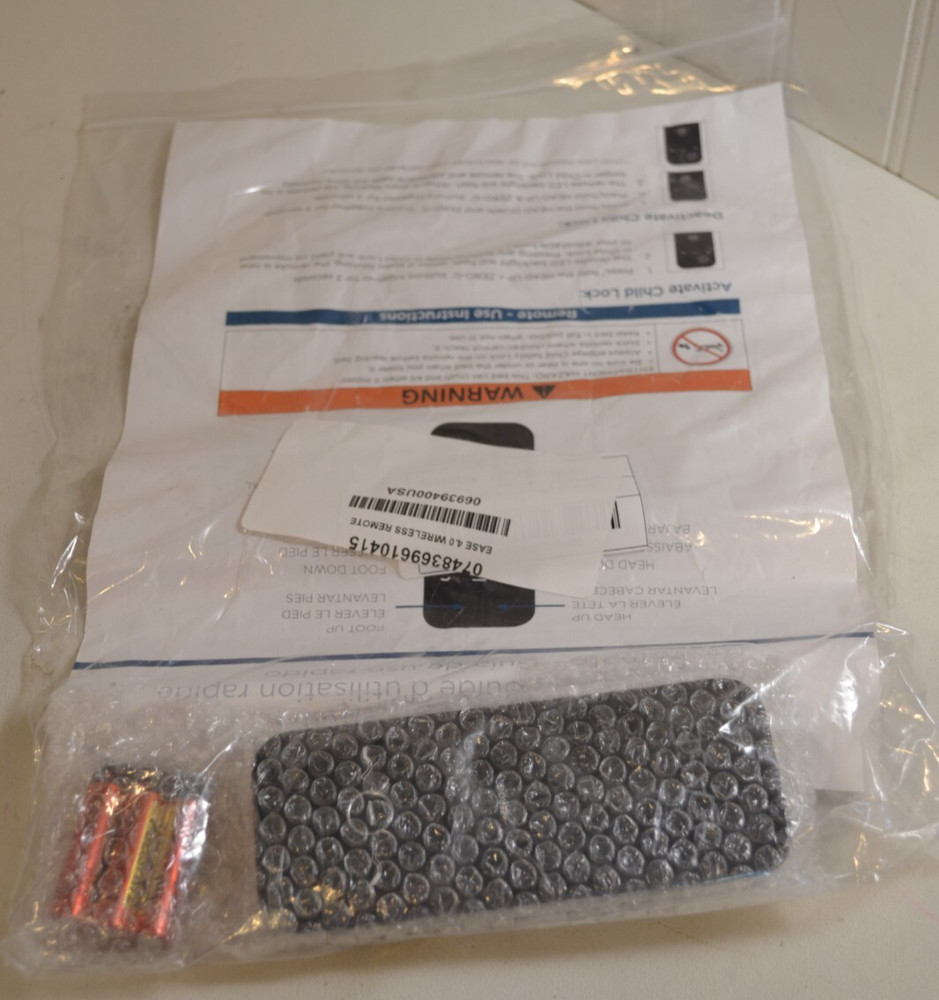 GENUINE Sealy Ease  4.0 Remote Control