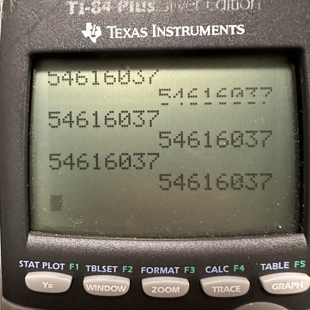 Texas Instruments TI-84 Plus Silver Edition Graphing Calculator Gray Tested READ