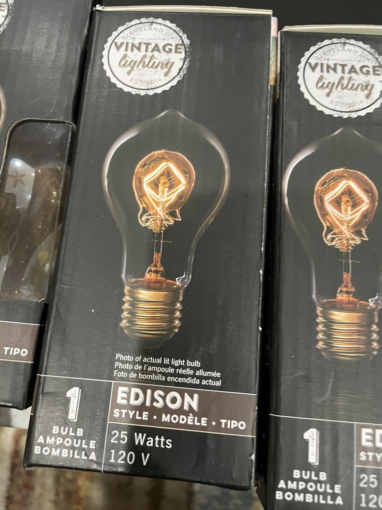 5X Vintage Lighting Edison Style Led Lightbulb 25 Watts