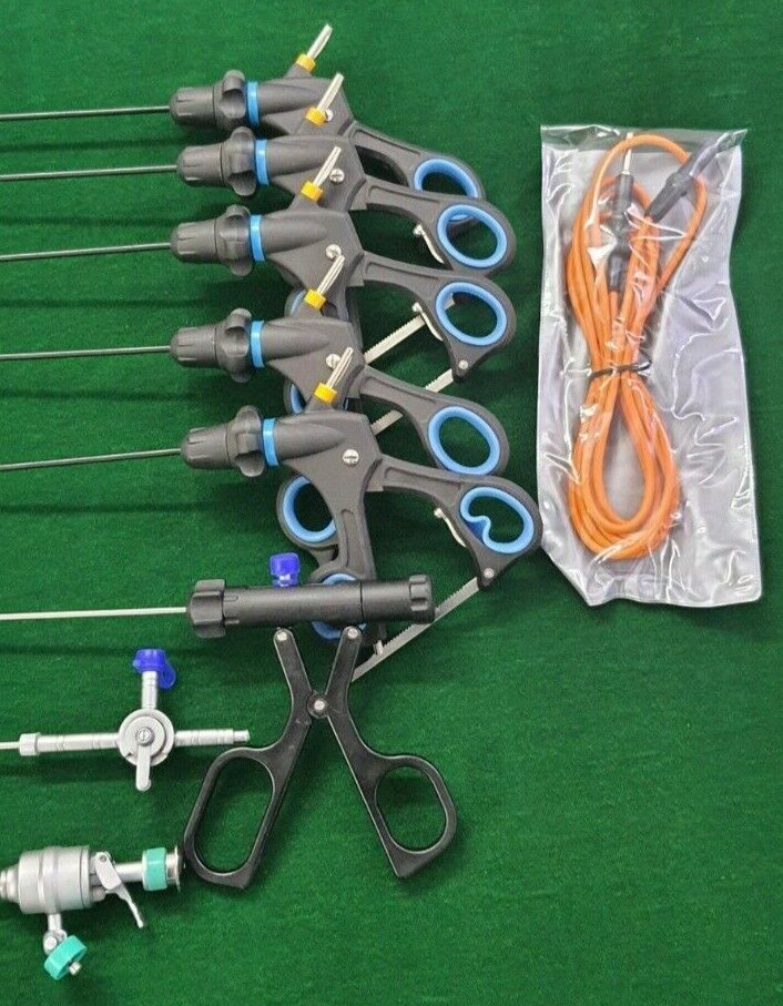 10pc Laparoscopic 3mm Instruments Set Laparoscopy Endoscopy Surgical Instruments