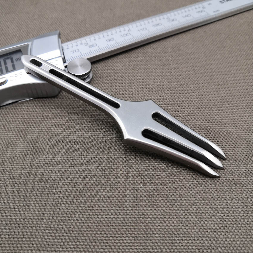 TC4 titanium Multifunction Crowbar Harpoon fork outdoor camping tool EDC