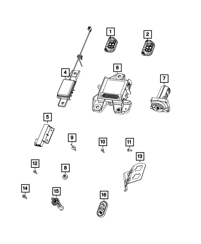 Genuine Mopar Hub Receiver 68488346AA