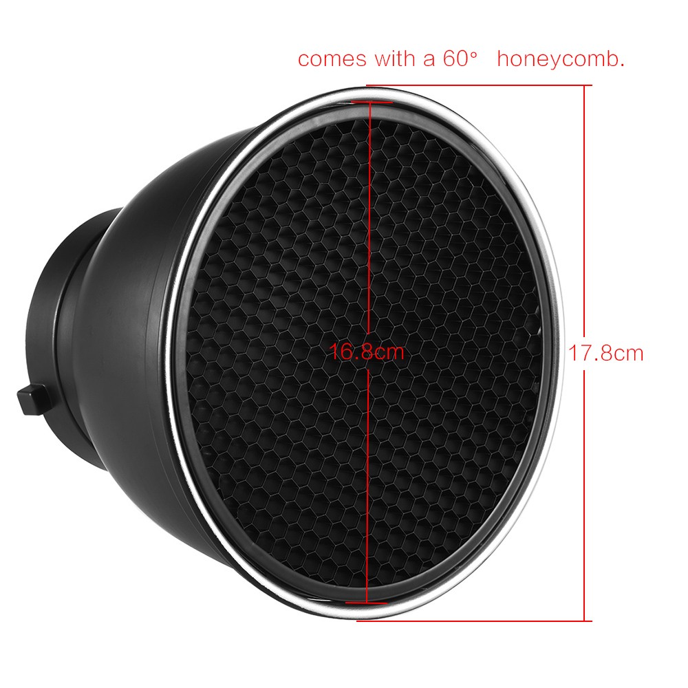 Andoer 7 Inch Reflector Diffuser Lamp Shade Dish For Mount Strobe Fl Z6T5