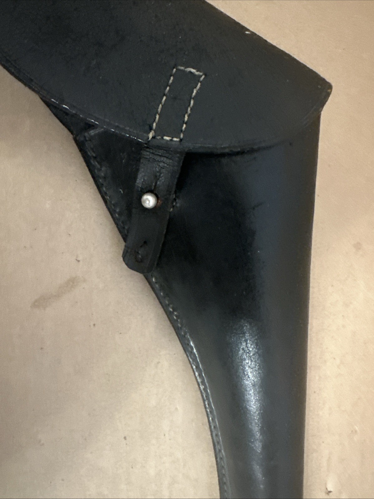 Vintage Replica of US Civil War Revolver Pistol Gun Leather Holster Viking RH