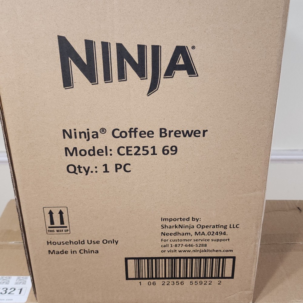 Ninja 12-Cup Programmable Coffee Brewer CE-251 Adjustable Brew Warm Plate NEW