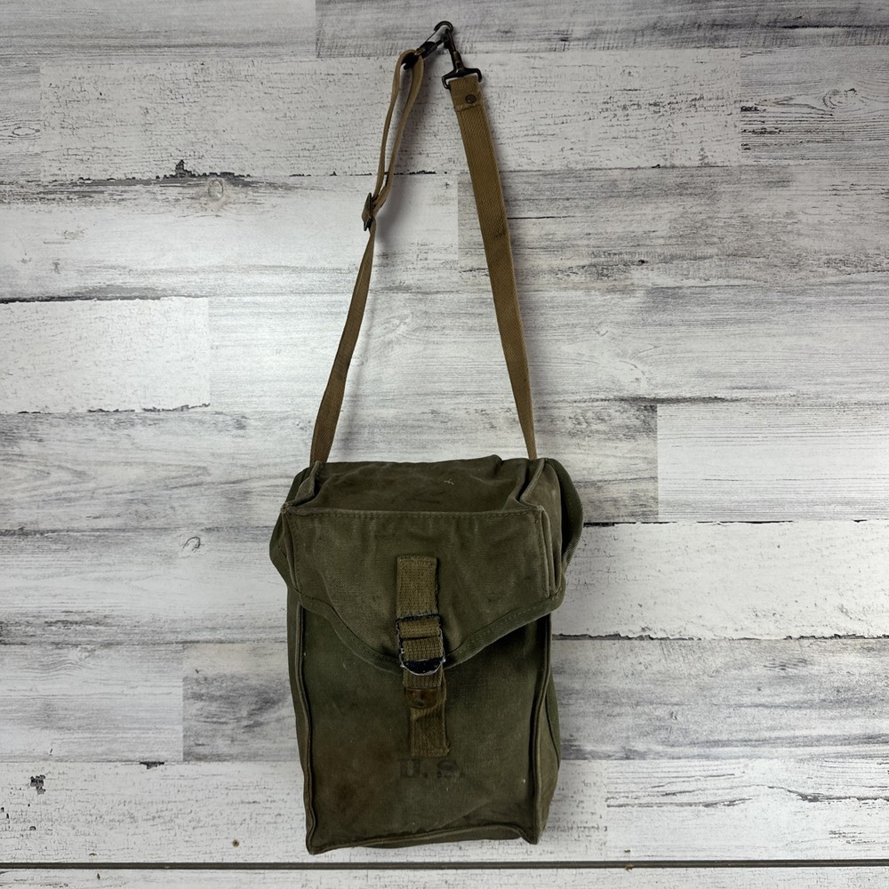 ORIGINAL WWII US ARMY 1945 GP AMMO CARRY BAG