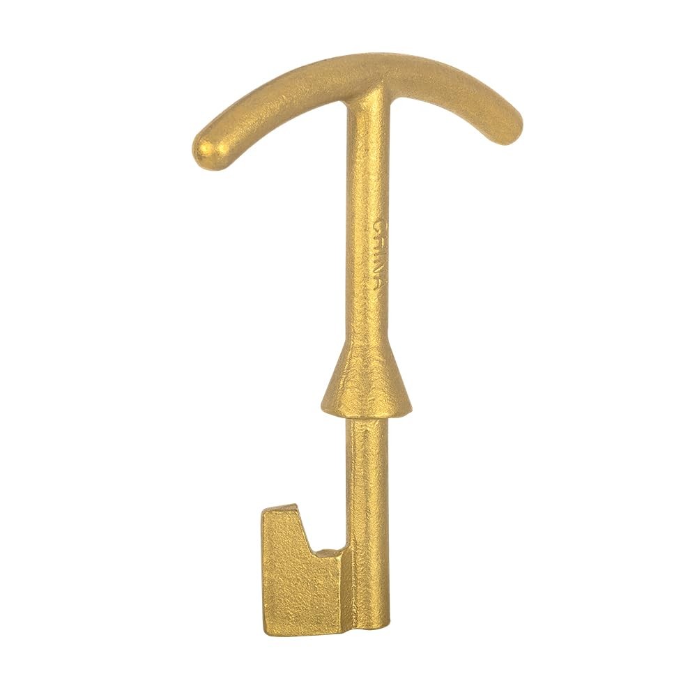 EFIELD Water Meter Box Key, Brass Made, 5.5-inch Length,(TOOL034)
