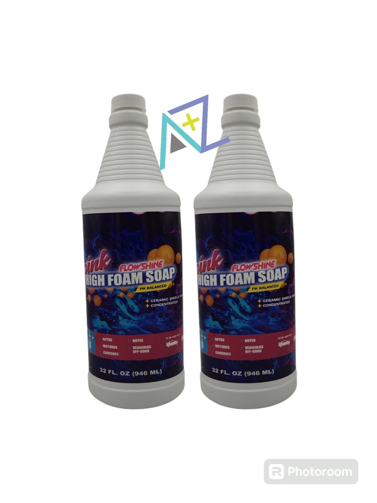 Flowshine Blue High Foam Soap PH Balanced  (2 bottle)