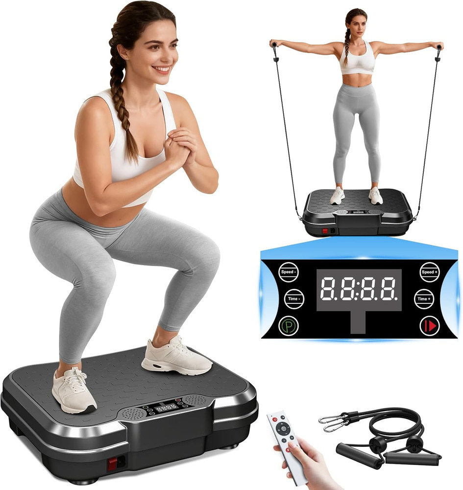 Vibration Plate Exercise Machine, Vibration Plate for Lymphatic Drainage Weight