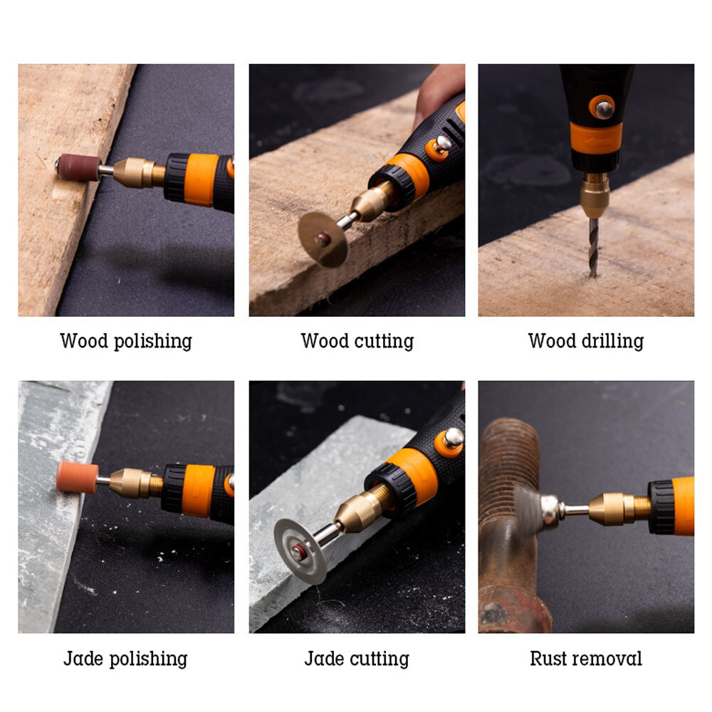 48PCS Abrasive Rotary Tool Accessories Grinding Sanding Cutting Polishing Set US