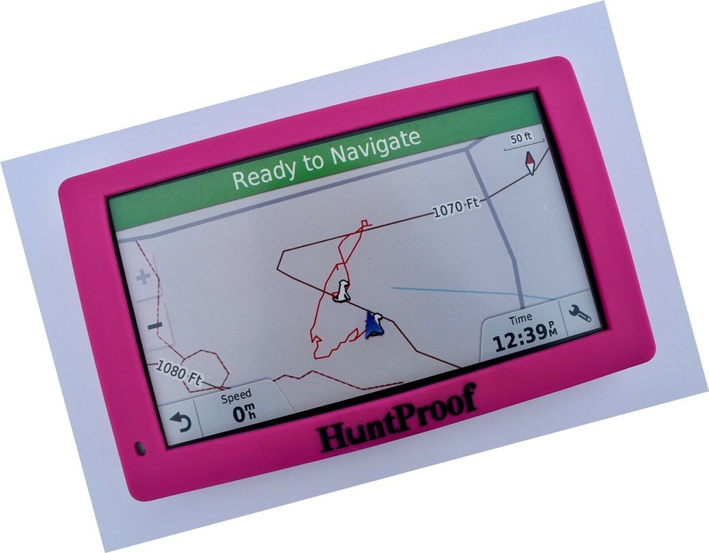 Pink HUNTPROOF Protective CASE with SCREEN PROTECTOR for Garmin DRIVETRACK 70