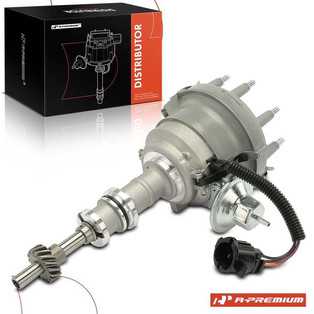Ignition Distributor w/ Cap & Rotor for Ford E-100 Econoline F-150 LTD Bronco