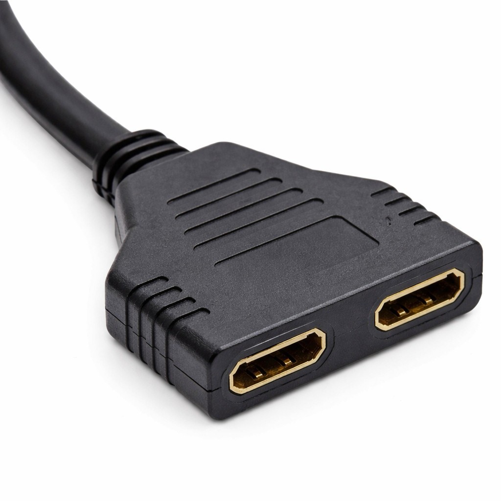 4K HDMI Cable Splitter Adapter 2.0 Converter 1 In 2 Out 1 Male to 2 Female lot