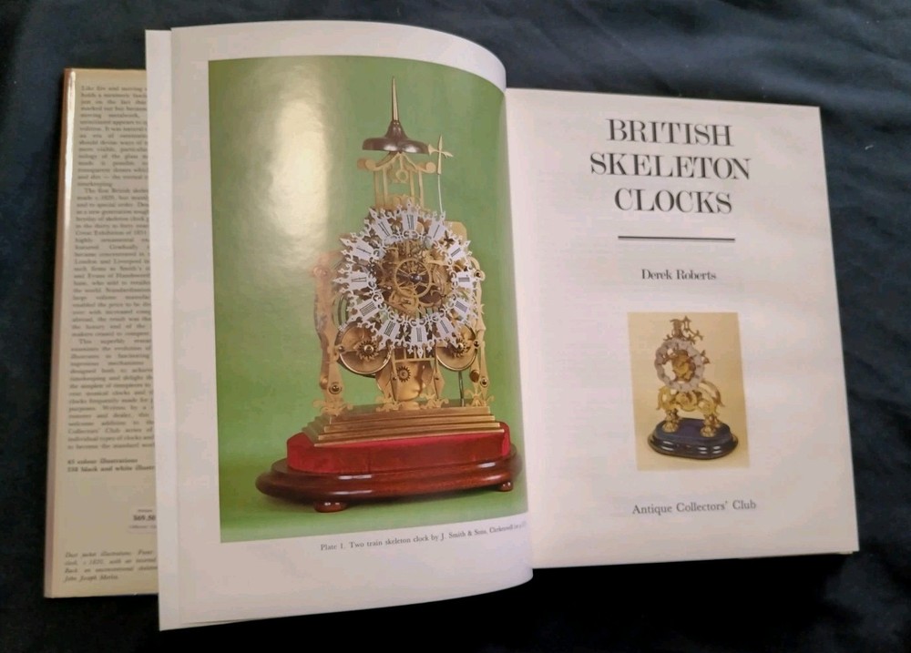 British Skeleton Clocks By Derek Roberts HC
