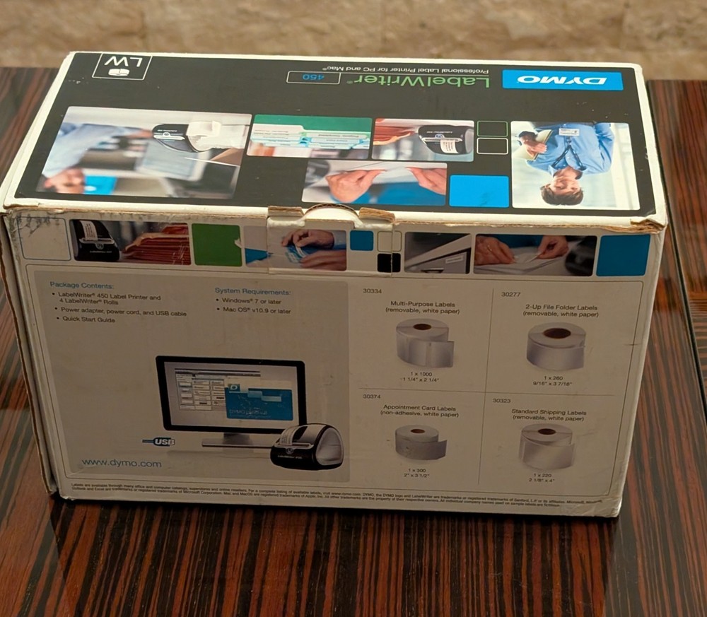 DYMO LabelWriter 450 Thermal Label Printer For PC & MAC OPEN BOX