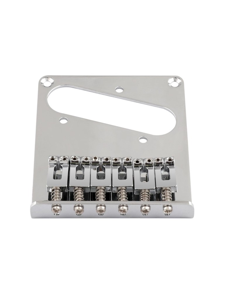 Metallor Guitar Bridge Vintage Style Top Loader or String Chrome