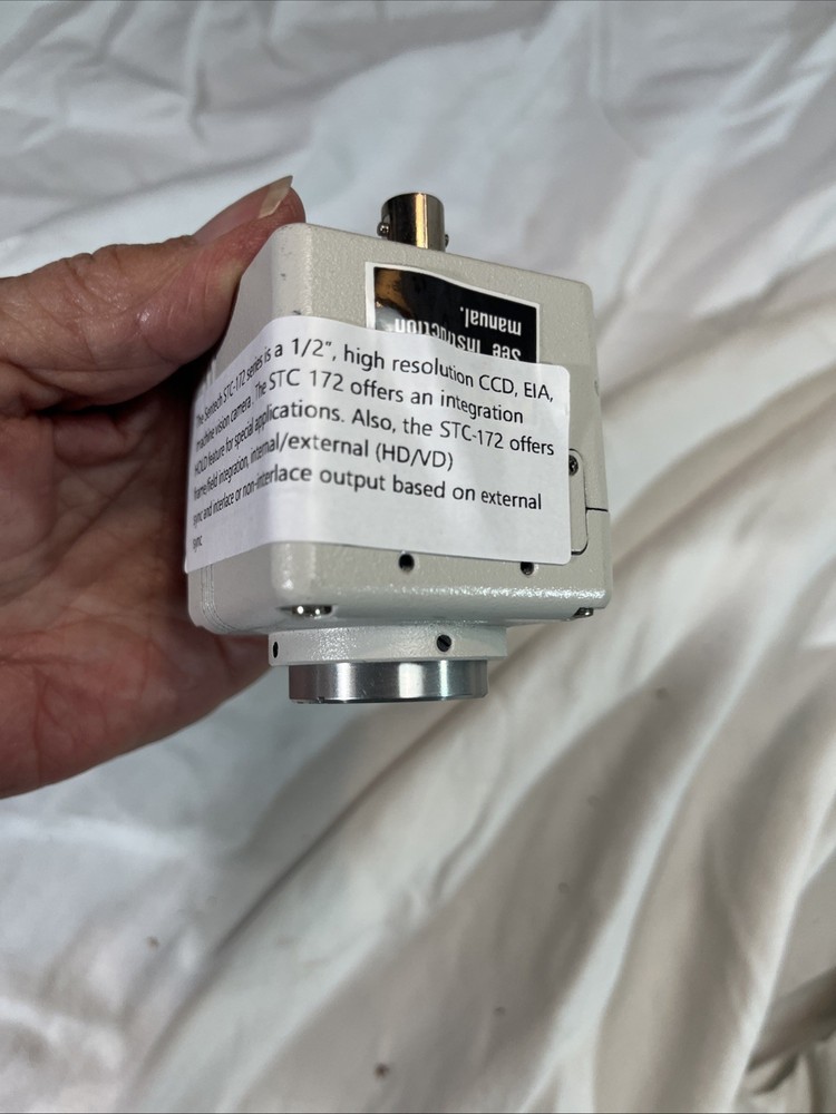 SENTECH STC-172 HIGH RESOLUTION CCD EIA MACHINE VISION CAMERA UNTESTED