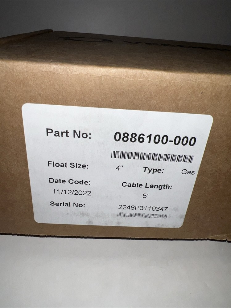 Veeder Root 886100-000 Phase Separation Detection Float (4”) Kit with 5’ Cable
