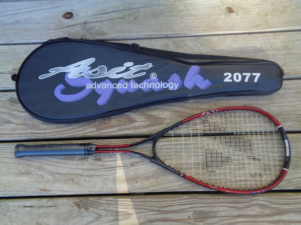 NEW* ASIT RAID 2077 ADVANCED TECHNOLOGY SQUASH RACKET WITH COVER